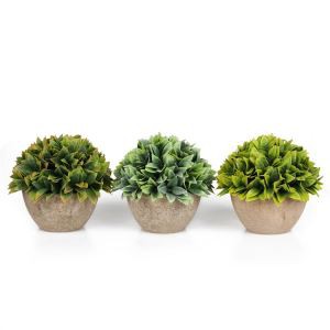 Zelené umělé rostliny Bonsai