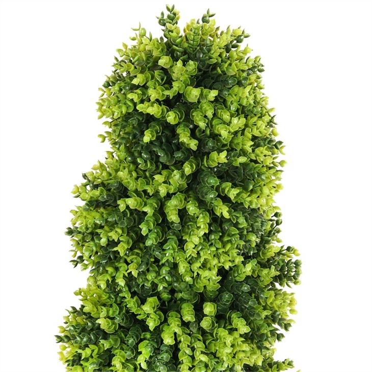 Large Artificial Boxwood Spiral Tree Decoration