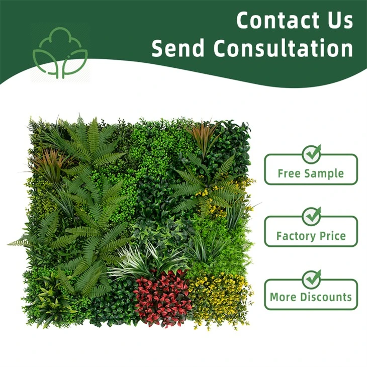 Artificial Privacy Fence Grass